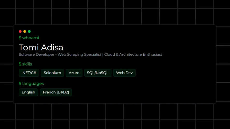 Screenshot of Project 2